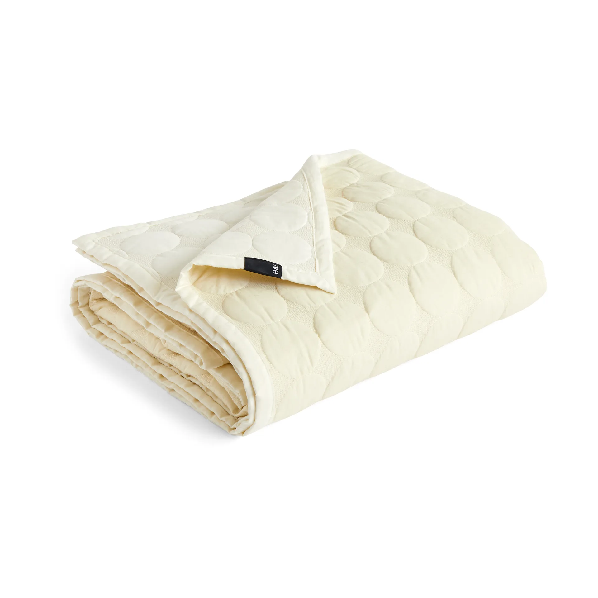 Κουβερλί Mega Dot organic 260x260 cm, Ivory HAY