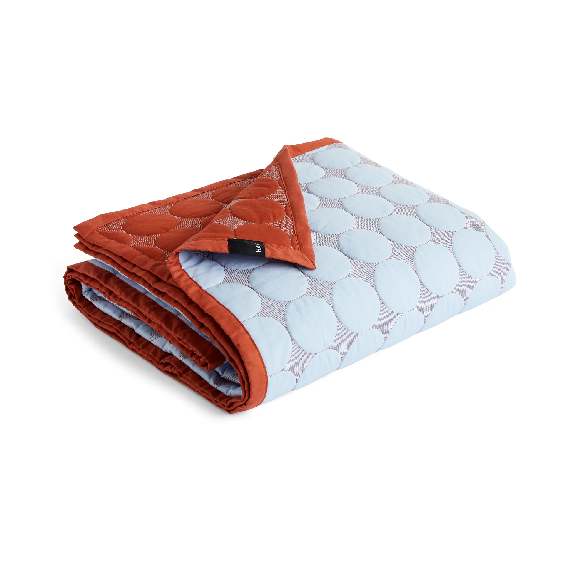 Κουβερλί Mega Dot organic 260x260 cm, Light blue HAY