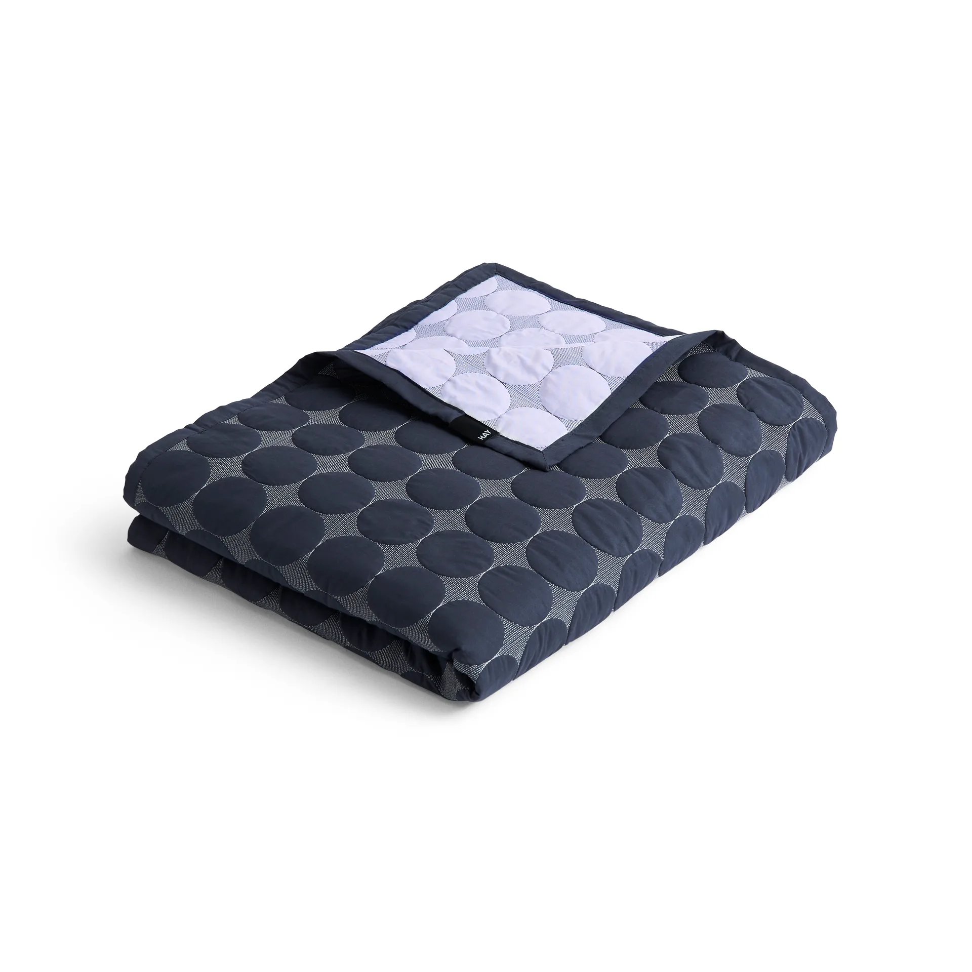 Mega Dot ριχτάρι organic 260x260 cm, Midnight blue HAY