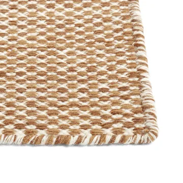 Moiré kelim χαλάκι 140x200 cm - Κίτρινο - HAY