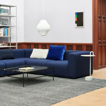 Moiré kelim χαλάκι 170x240 cm - Μαύρο - HAY