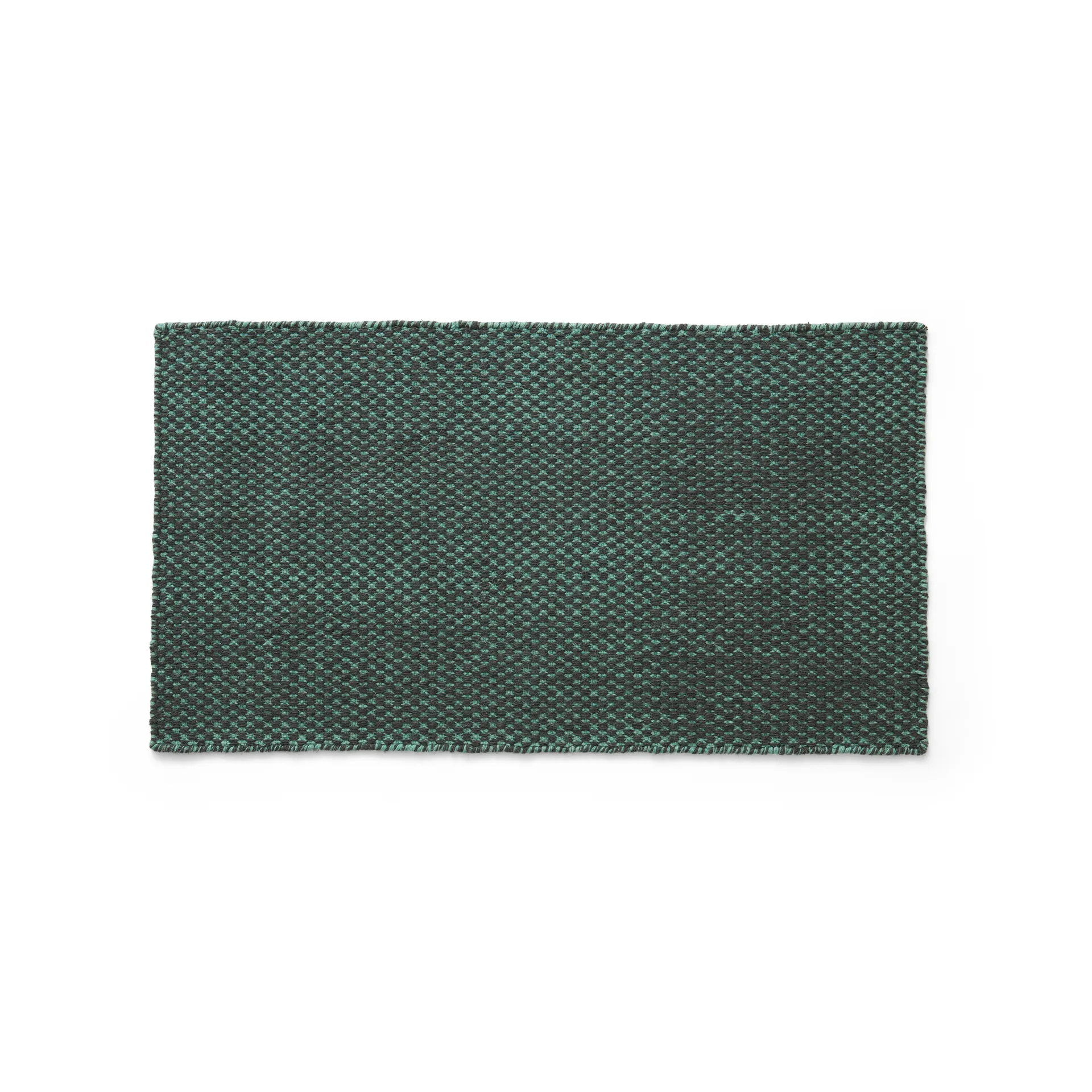 Χαλί Moiré kilim 52x95 cm, Emerald green HAY