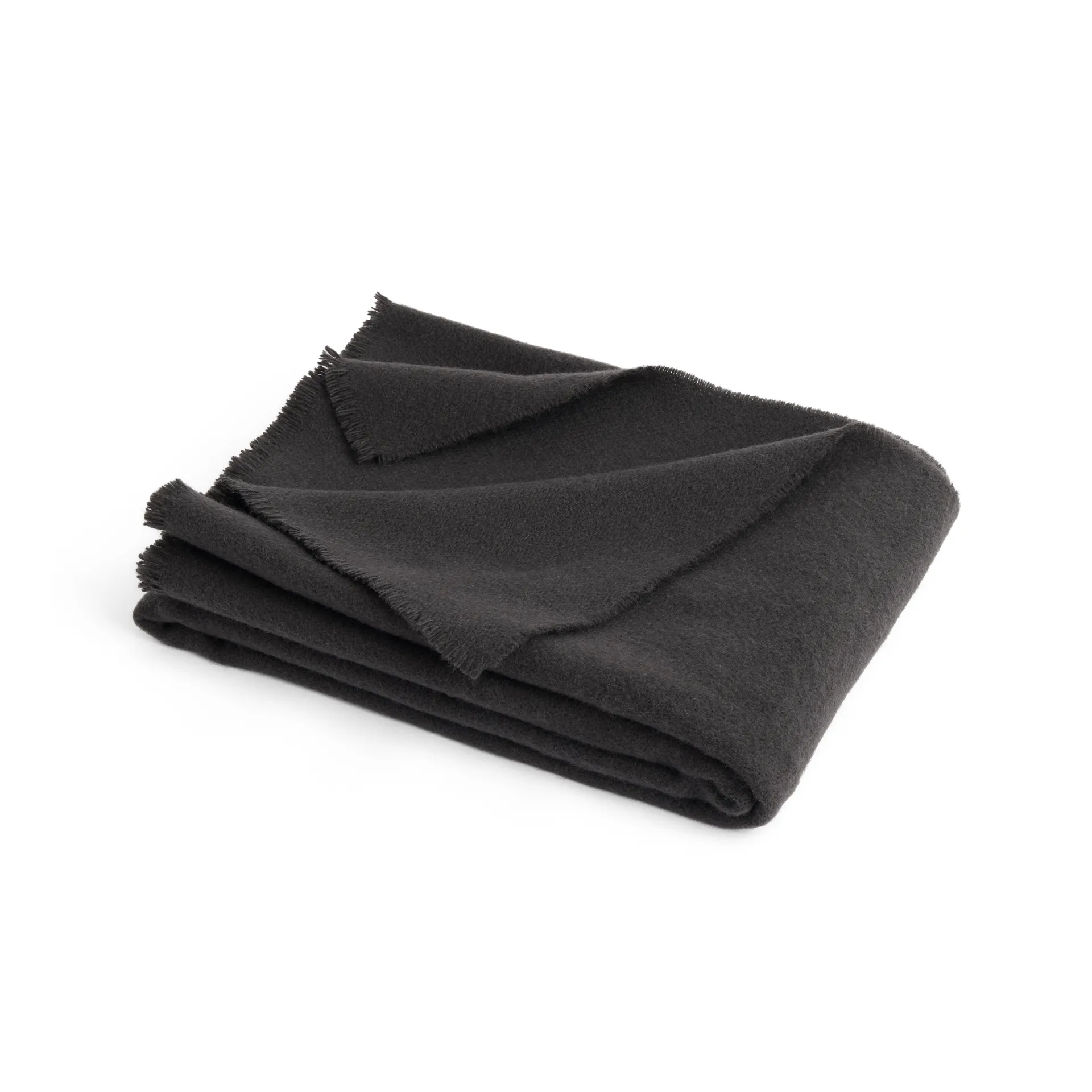 Mono μάλλινο ριχτάρι 130x180 cm, Charcoal HAY