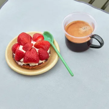 Mono γυάλινο κουτάλι Συσκευασία 2 τεμαχίων - μπλε του ουρανού-πράσινο - HAY