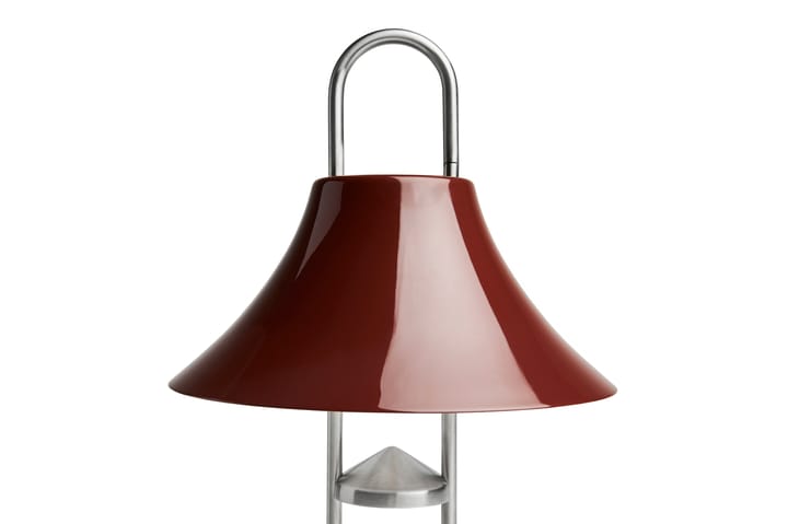 Φορητό επιτραπέζιο φωτιστικό Mousqueton 30,5 cm, Iron red HAY