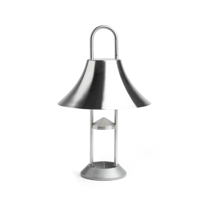 Φορητό επιτραπέζιο φωτιστικό Mousqueton - Brushed stainless steel - HAY