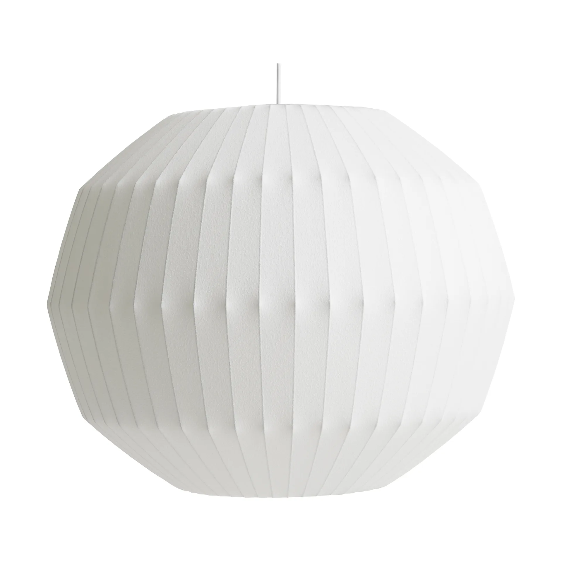 Nelson Bubble Angled sphere κρεμαστό φωτιστικό L, Off white HAY