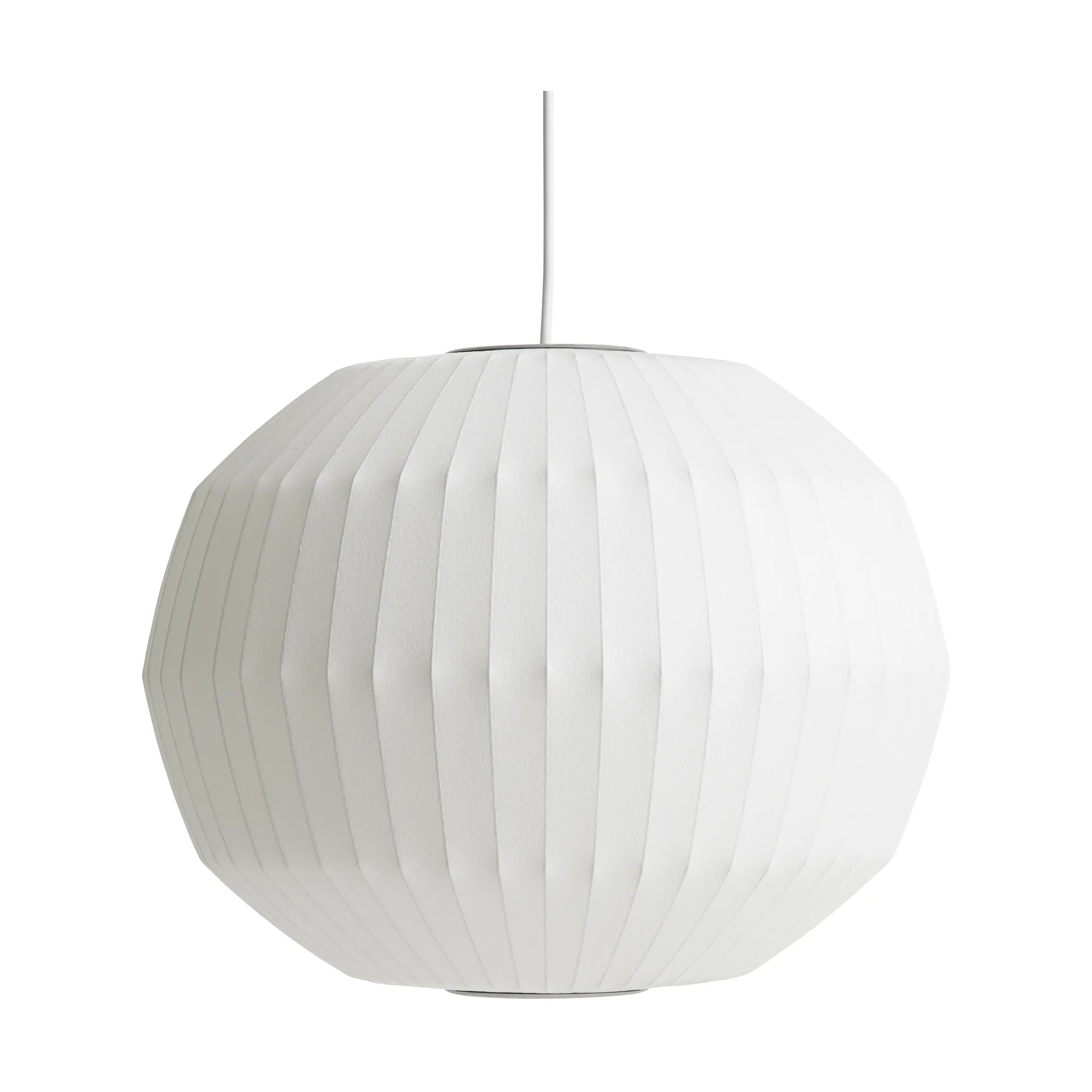 Nelson Bubble Angled sphere κρεμαστό φωτιστικό M, Off white HAY