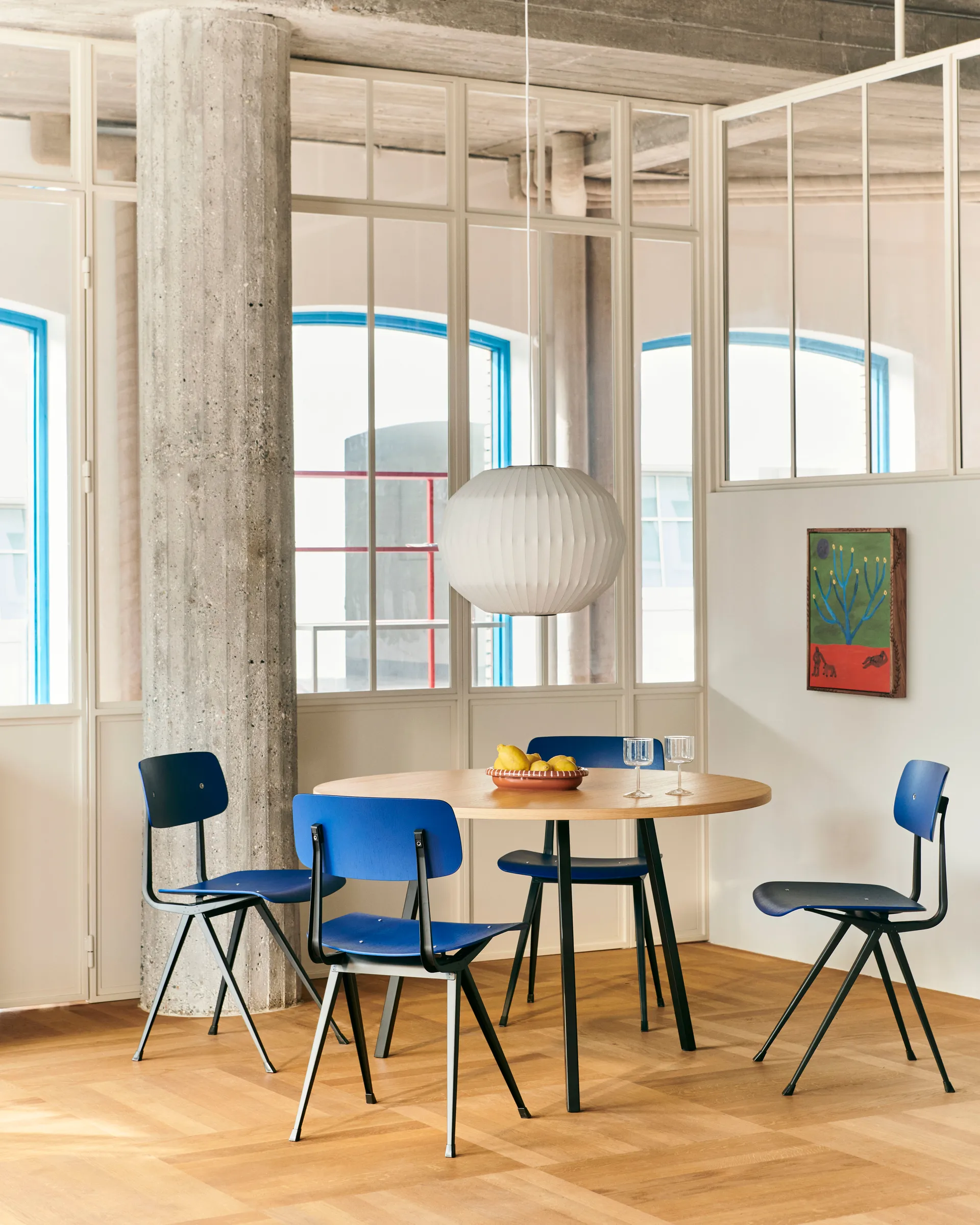 Nelson Bubble Angled sphere κρεμαστό φωτιστικό S, Off white HAY