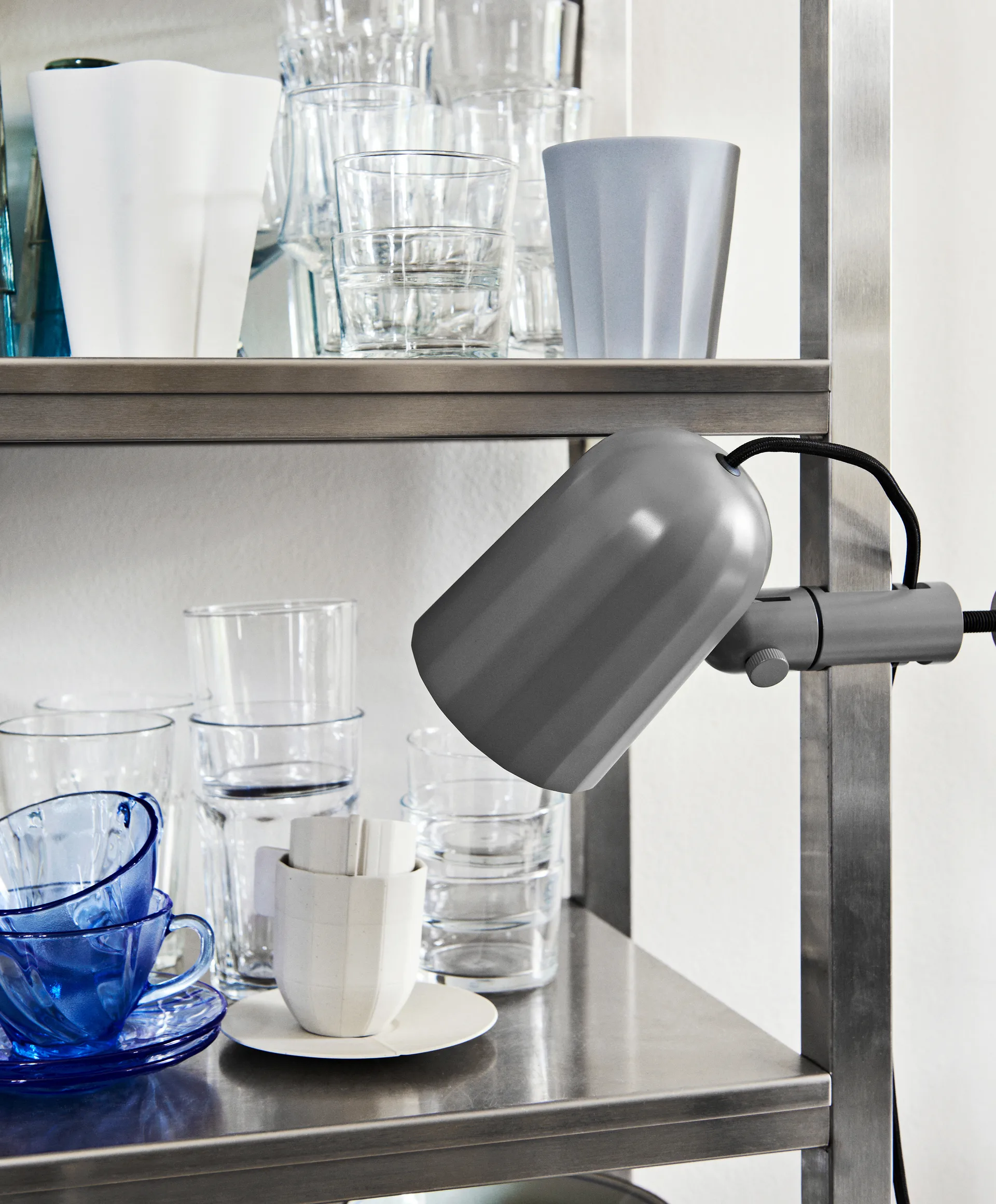 Noc clamp φωτιστικό, Σκούρο γκρι HAY