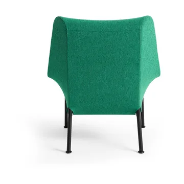 O2 Lounge Chair πολυθρόνα - Soft green-μαύρο-λακαρισμένο ατσάλι - HAY