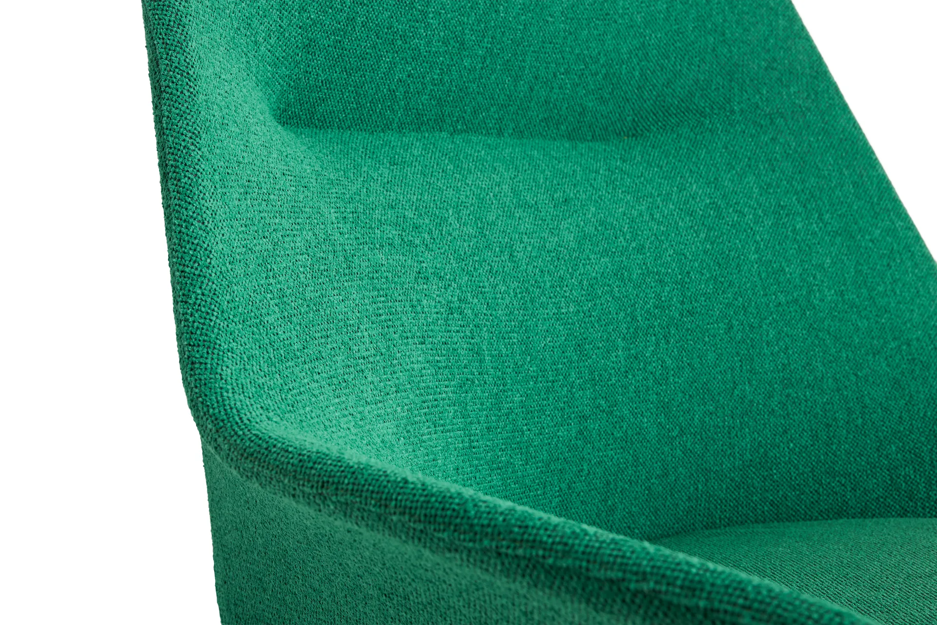 O2 Lounge Chair πολυθρόνα, Soft green-μαύρο-λακαρισμένο ατσάλι HAY