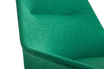 O2 Lounge Chair πολυθρόνα - Soft green-μαύρο-λακαρισμένο ατσάλι - HAY