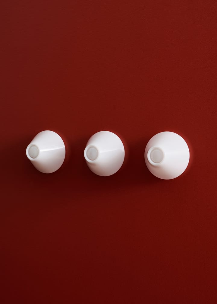 Ono Flush Mount φωτιστικό τοίχου Ø20 cm, Opal acrylic HAY