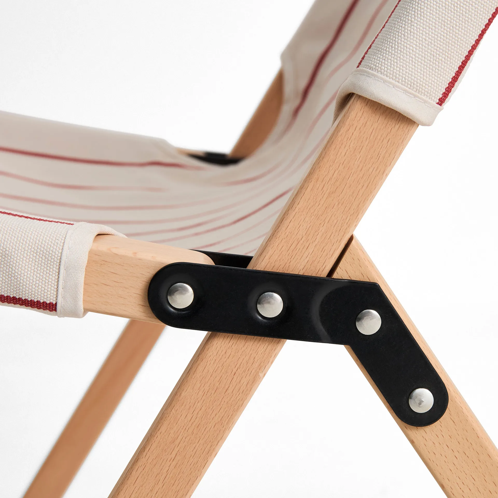 Outdoor Market πτυσσόμενη καρέκλα, Μπεζ-κόκκινο HAY