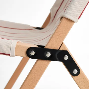 Outdoor Market πτυσσόμενη καρέκλα - Μπεζ-κόκκινο - HAY