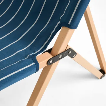 Outdoor Market πτυσσόμενη καρέκλα - Μπλε-μπεζ - HAY