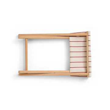 Outdoor Market πτυσσόμενο σκαμπό - Μπεζ-κόκκινο - HAY