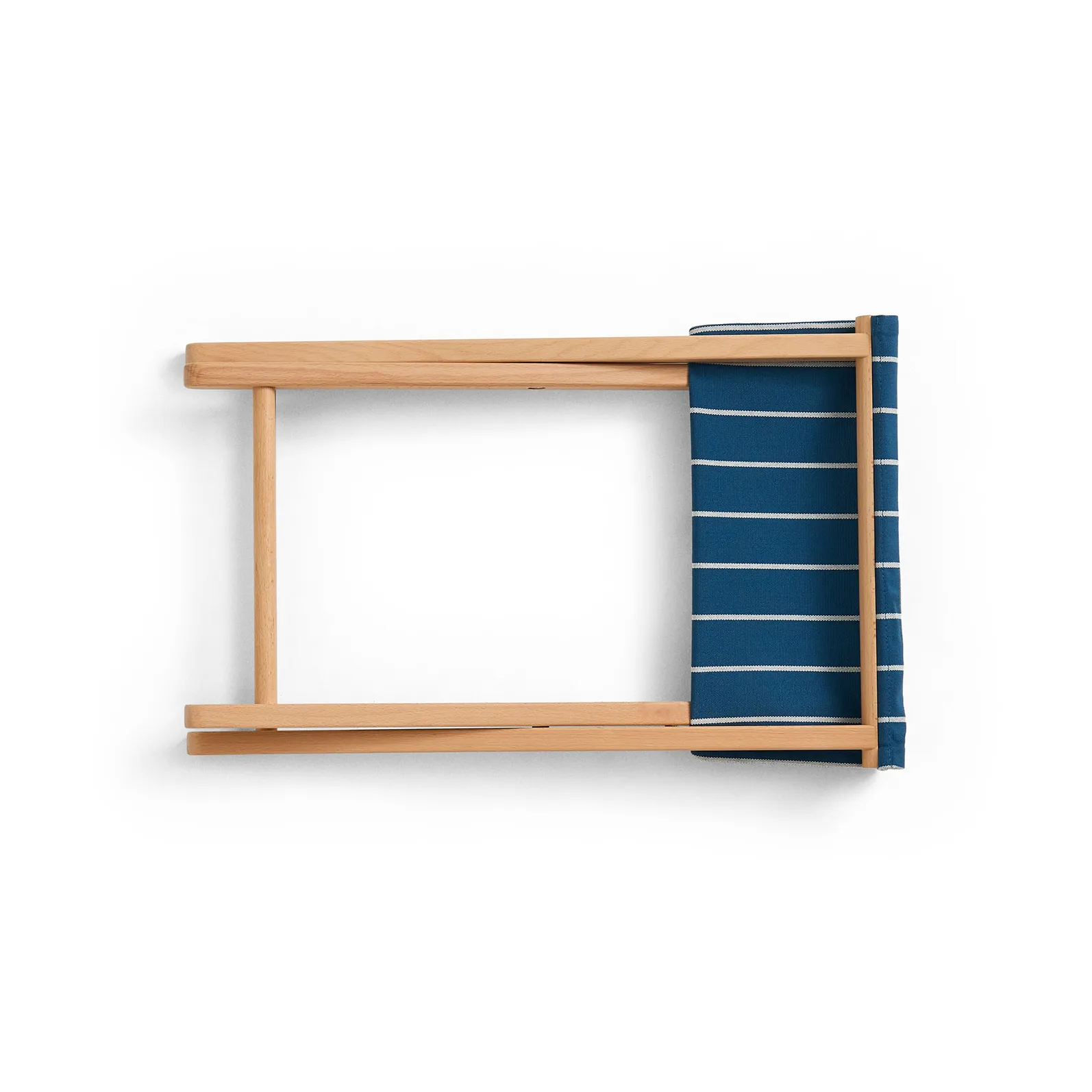 Outdoor Market πτυσσόμενο σκαμπό, Μπλε-μπεζ HAY