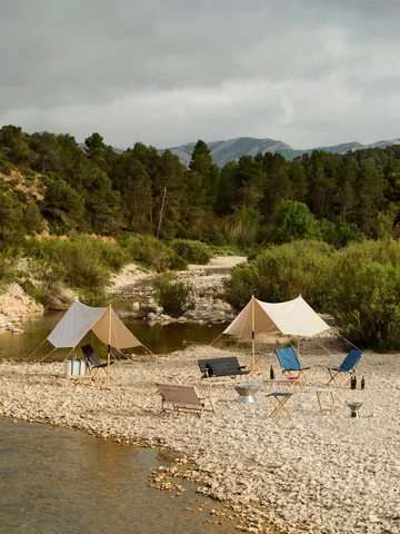 Outdoor Market ισοθερμική τσάντα - Μπλε-μπεζ - HAY