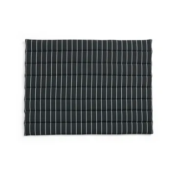 Outdoor Market μαξιλάρι για καναπέ - Μαύρο-μπεζ, 2 θέσεων - HAY