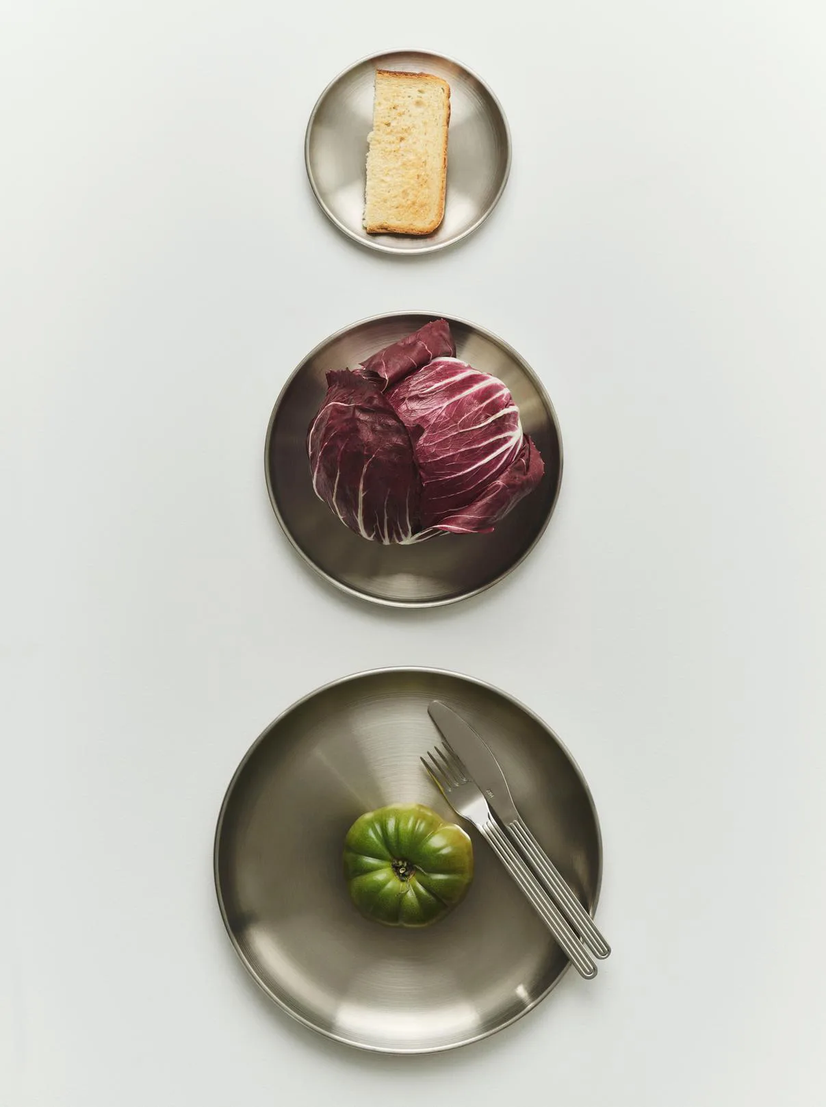 Outdoor Market πιάτο, Ανοξείδωτο ατσάλι, Ø20 εκ., σετ 2 τεμ. HAY