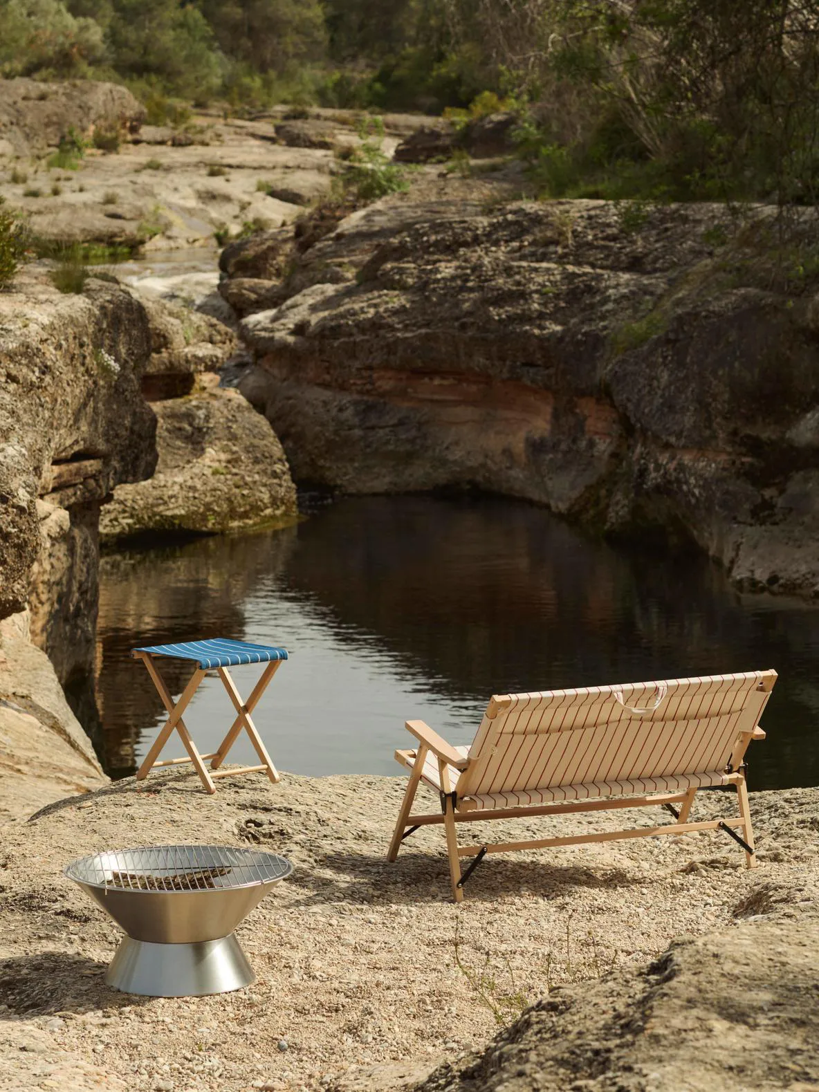 Outdoor Market ψησταριά, Ανοξείδωτο ατσάλι, Ø60 εκ. HAY