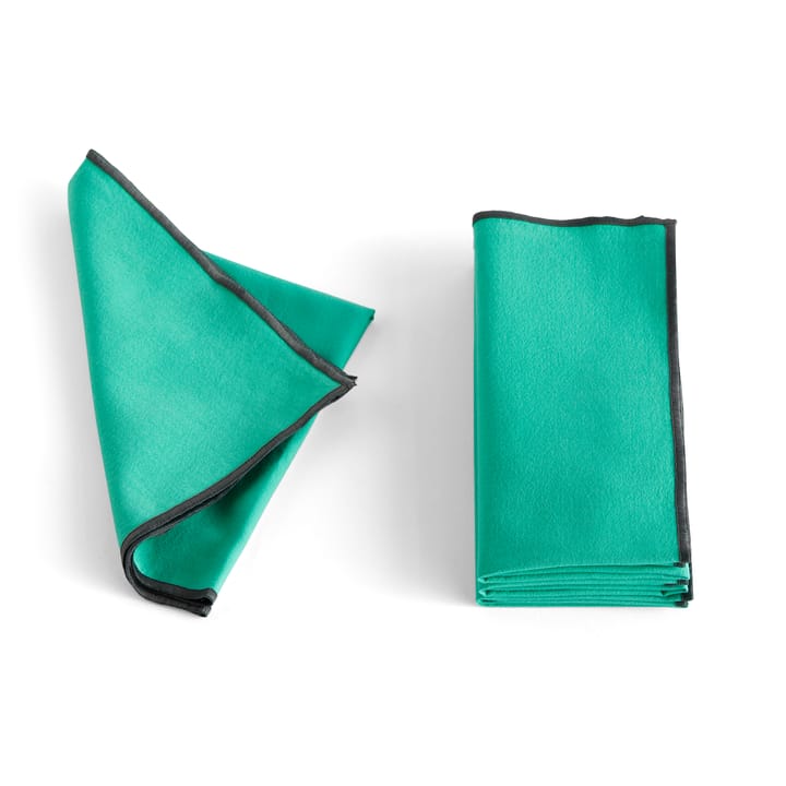 Outline υφασμάτινη πετσέτα Συσκευασία 4 τεμαχίων - Πράσινο πατίνας χαλκού - HAY