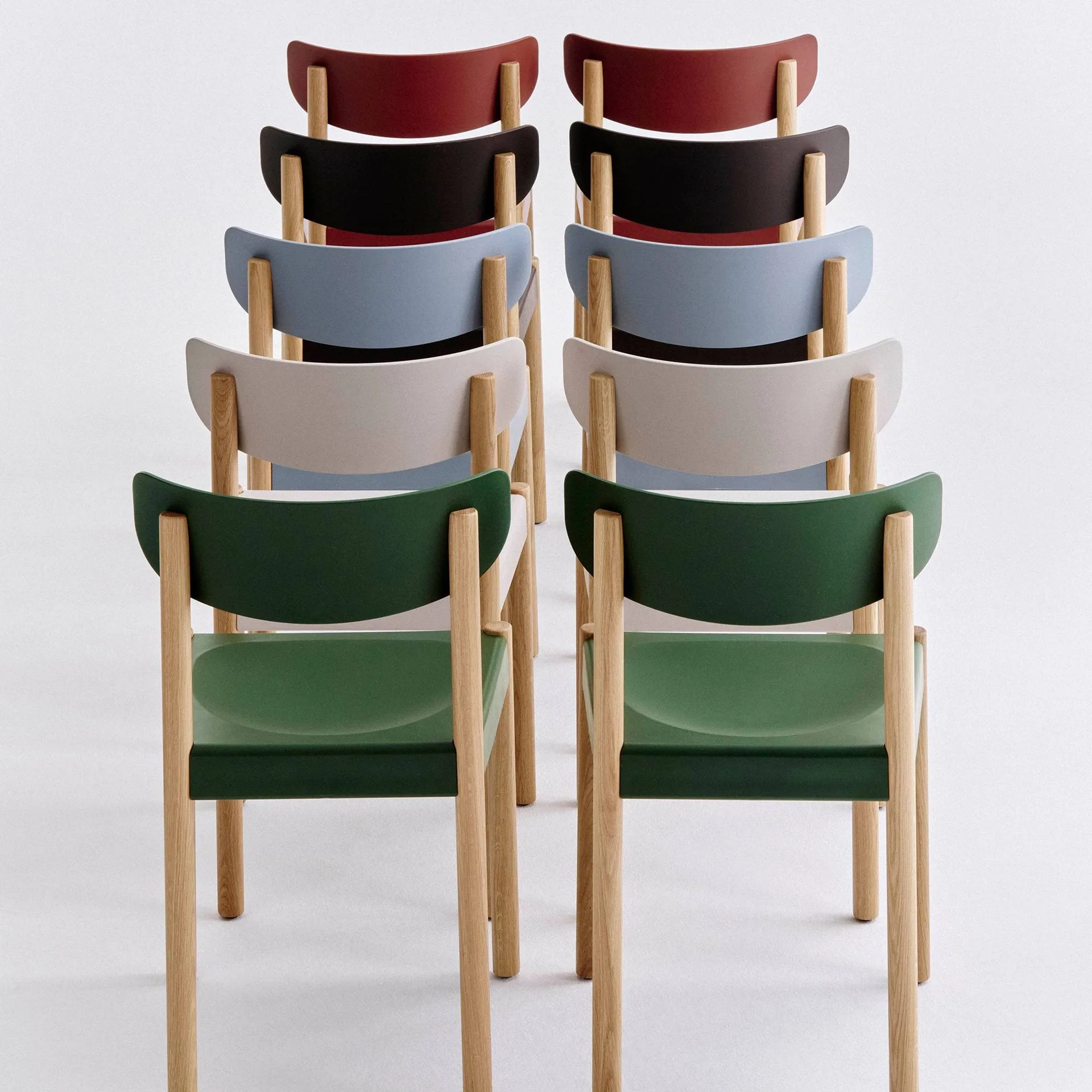 Pack Chair 10 καρέκλα, Λαδωμένη δρυς-ash blue HAY