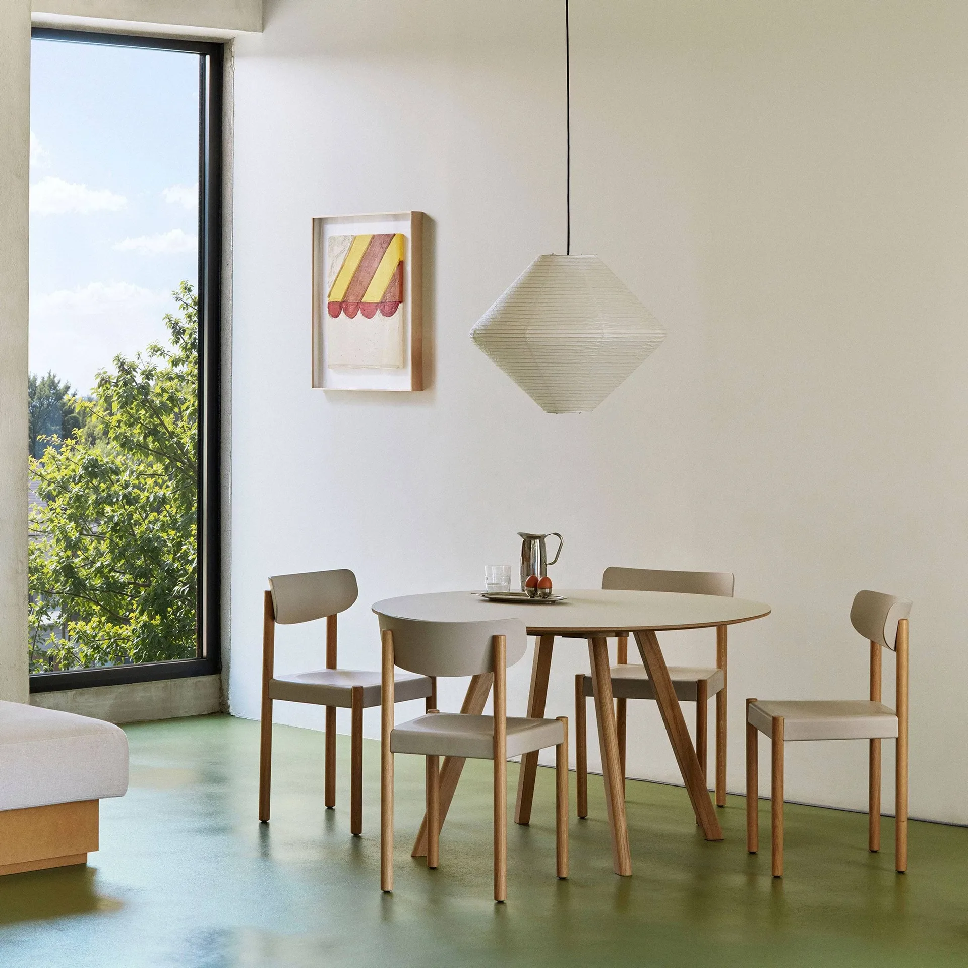 Pack Chair 10 καρέκλα, Λαδωμένη δρυς-chalk grey HAY