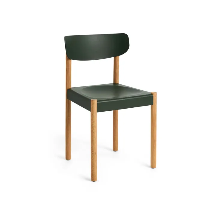 Pack Chair 10 καρέκλα - Λαδωμένη δρυς-palm green - HAY