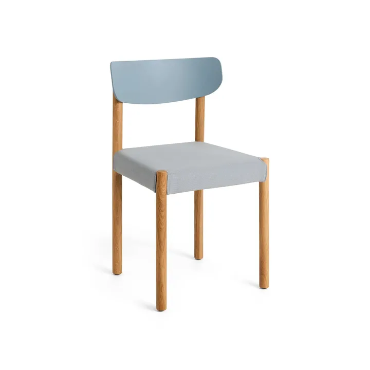 Pack Chair 11 καρέκλα - Λαδωμένη δρυς-ash blue-Steelcut 140 - HAY