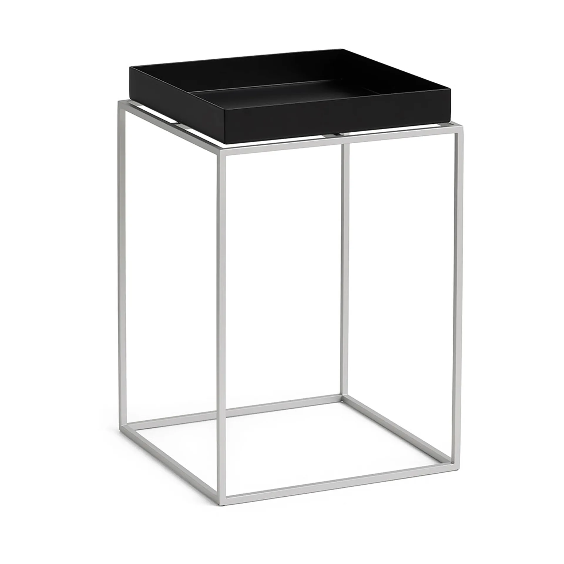 Pack Chair 11 καρέκλα, Black-γκρι σιλικόνη, 30x30x44 εκ. HAY