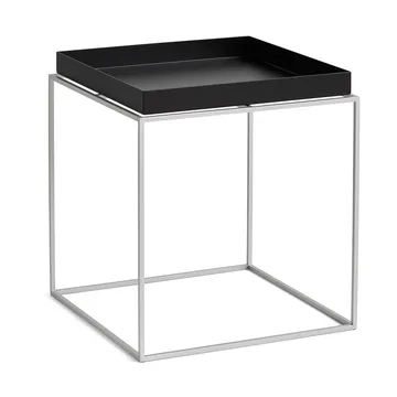 Pack Chair 11 καρέκλα - Black-γκρι σιλικόνη, 40x40x44 εκ. - HAY