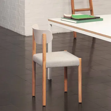 Pack Chair 11 καρέκλα - Λαδωμένη δρυς-chalk grey-Remix 126 - HAY