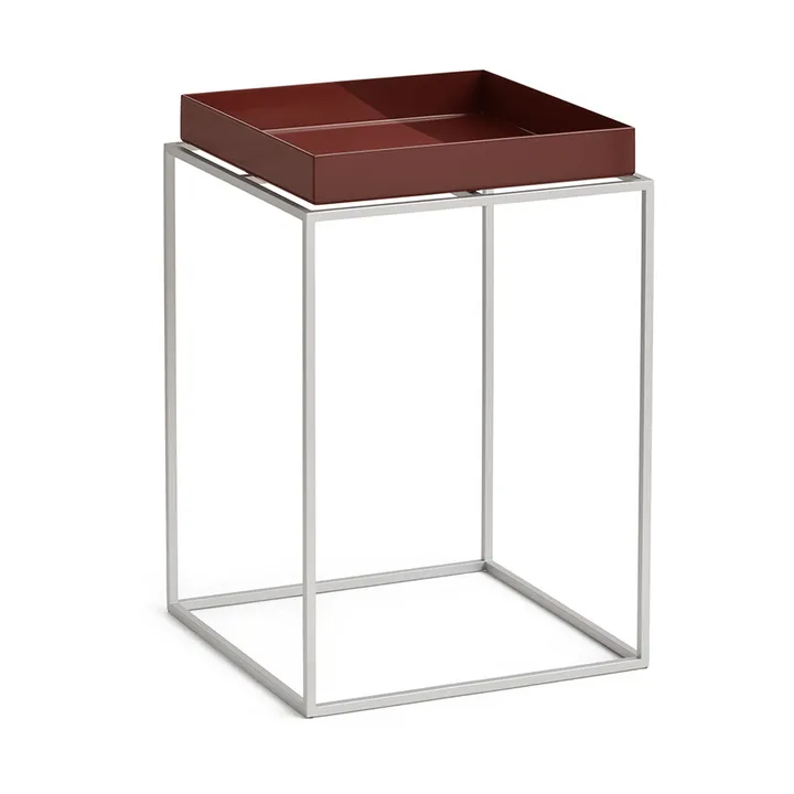 Pack Chair 11 καρέκλα - Chocolate-γκρι σιλικόνη, 30x30x44 εκ. - HAY