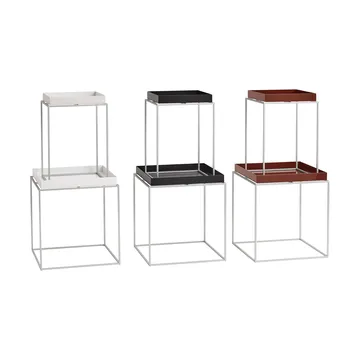 Pack Chair 11 καρέκλα - Chocolate-γκρι σιλικόνη, 30x30x44 εκ. - HAY