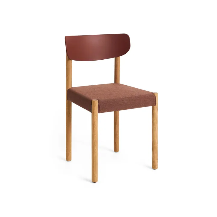 Pack Chair 11 καρέκλα - Λαδωμένη δρυς-hull red-Remix 346 - HAY