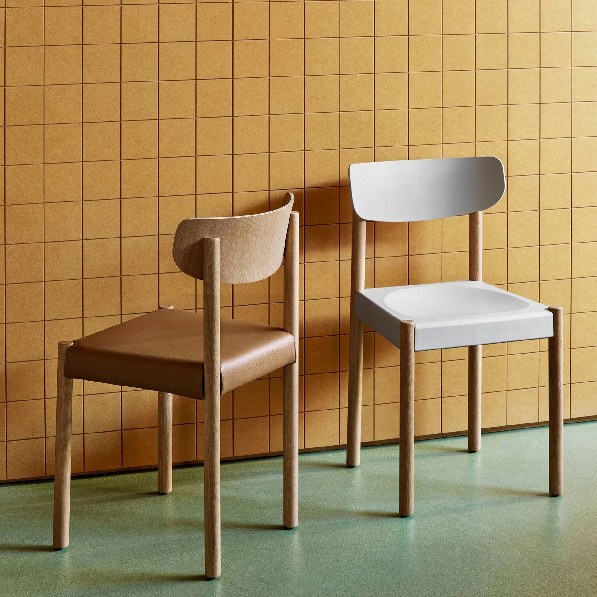 Pack Chair 11 καρέκλα, Iron black δρυς-Remix 356 HAY