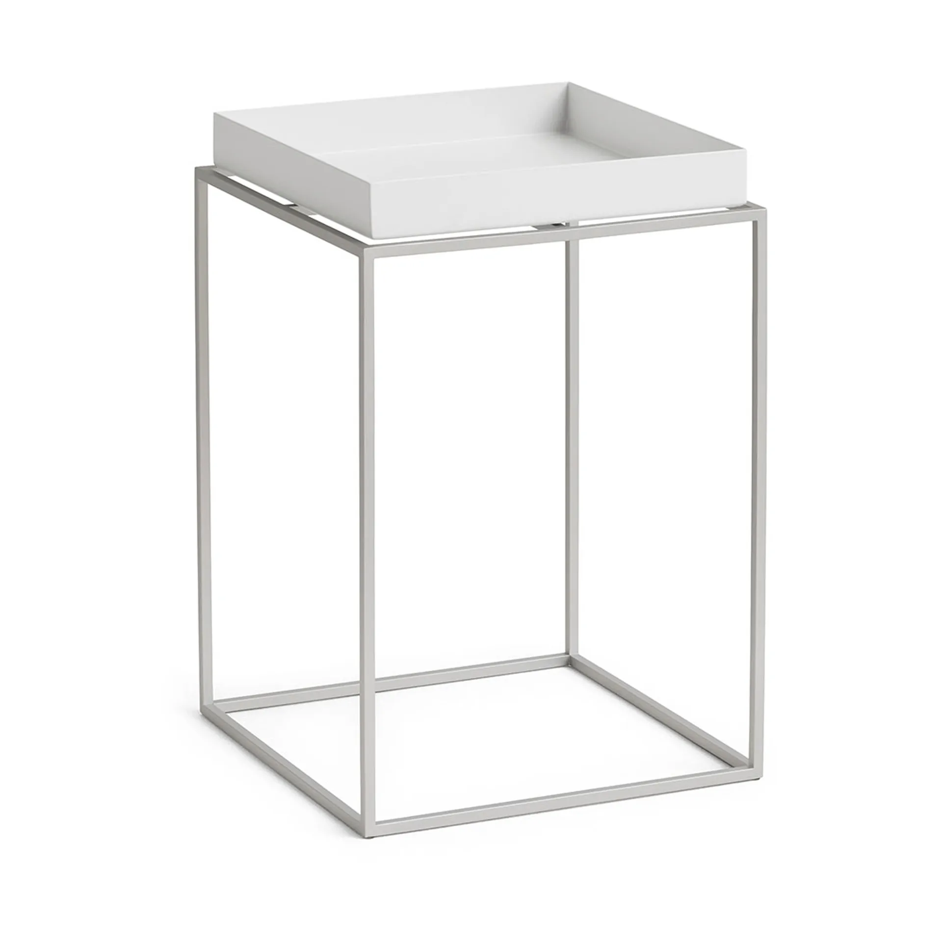 Pack Chair 11 καρέκλα, White-γκρι σιλικόνη, 30x30x44 εκ. HAY