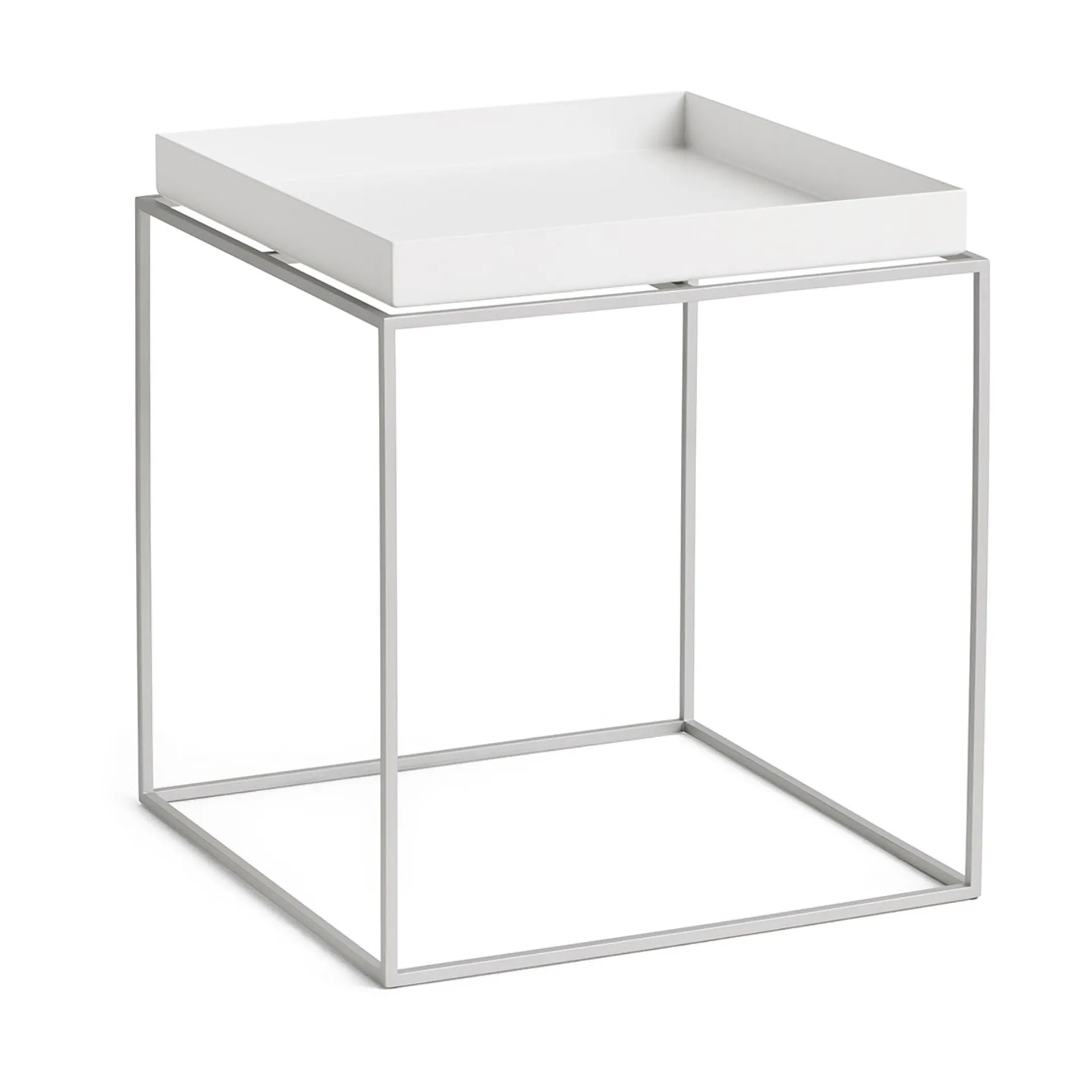 Pack Chair 11 καρέκλα, White-γκρι σιλικόνη, 40x40x44 εκ. HAY