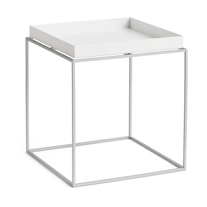 Pack Chair 11 καρέκλα - White-γκρι σιλικόνη, 40x40x44 εκ. - HAY