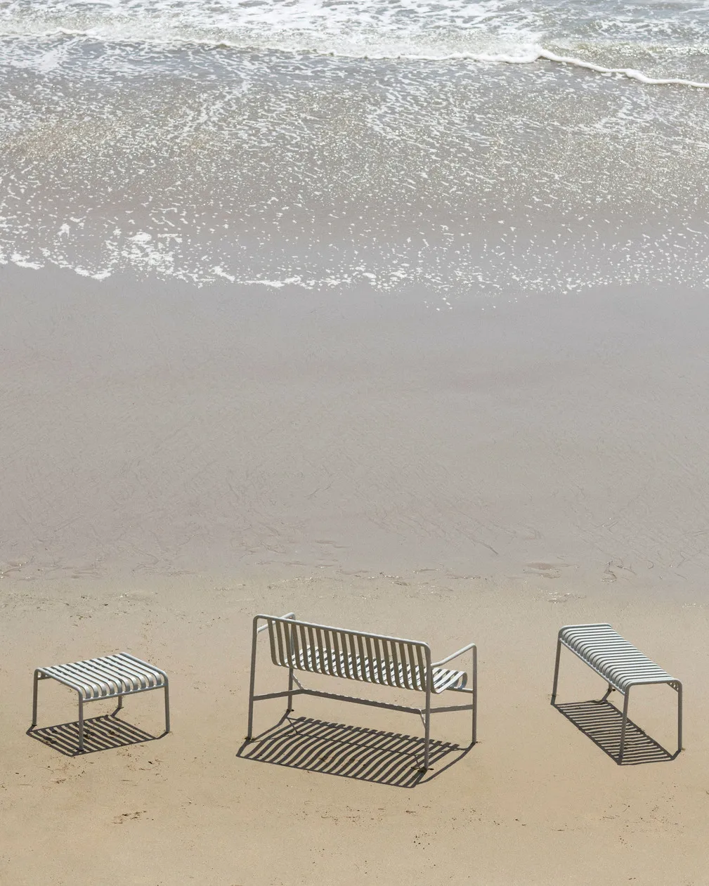 Palissade παγκάκι 120x42 cm, Sky grey HAY