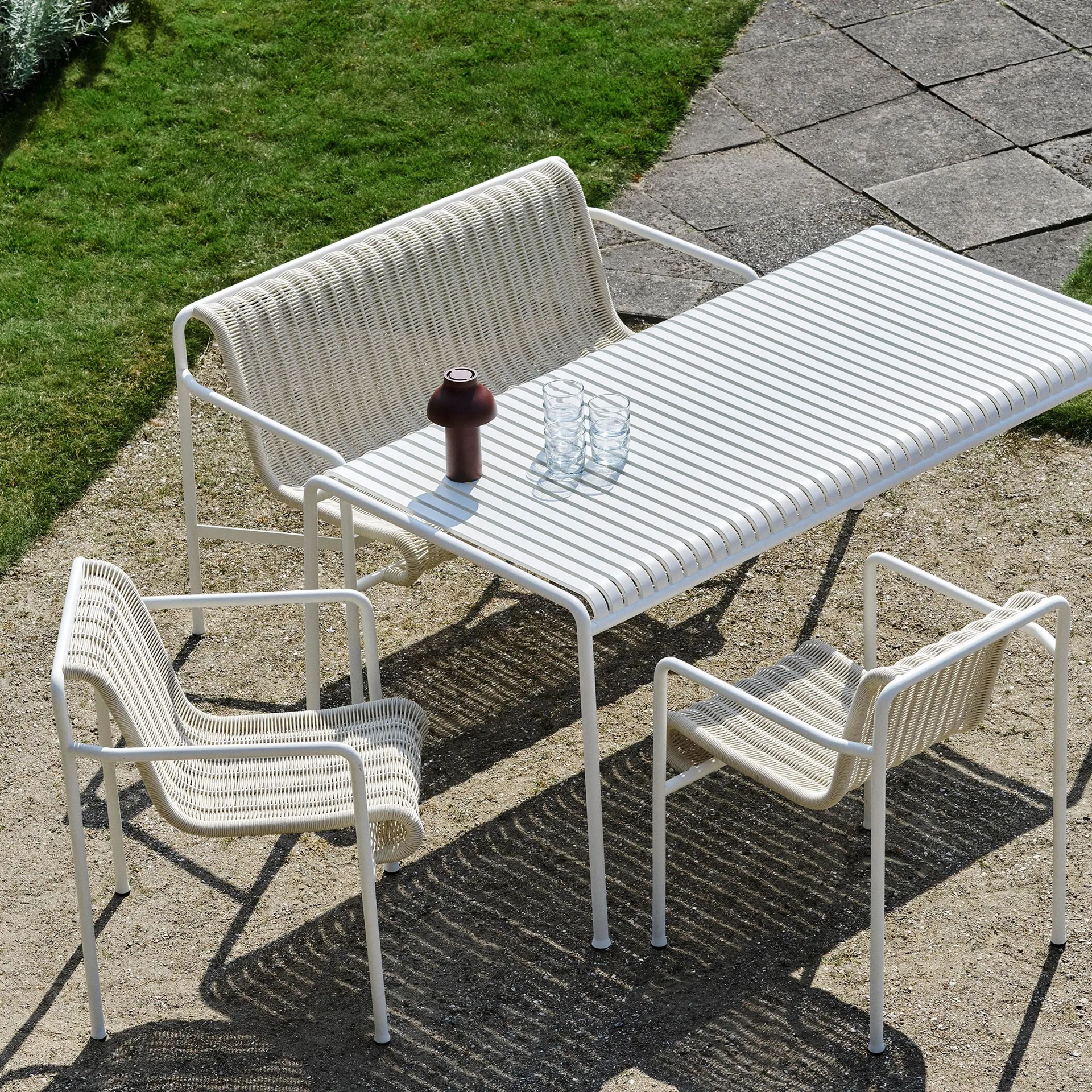 Palissade τραπέζι φαγητού 170x90 cm, Cream white HAY