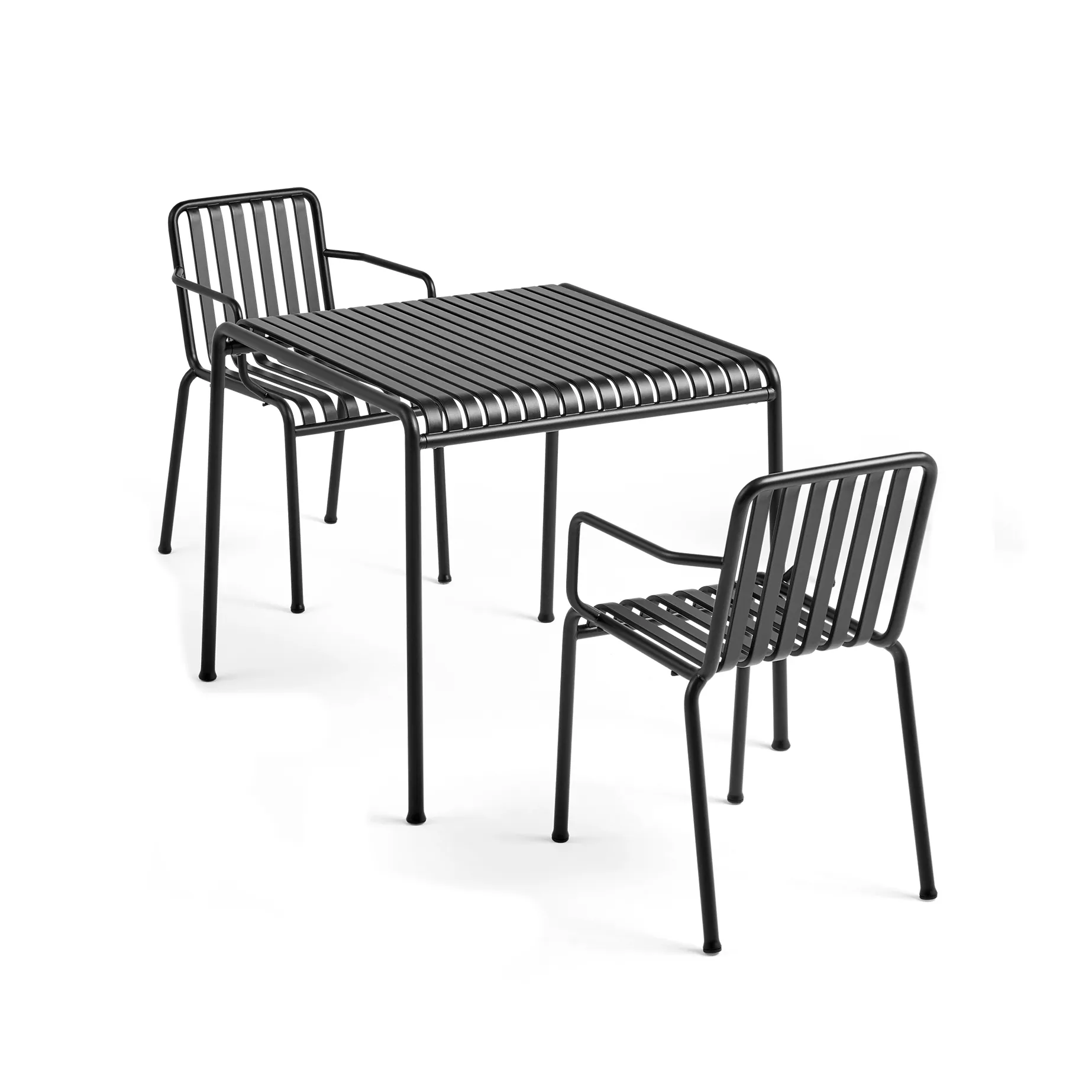 Palissade τραπεζαρία 2 καρεκλάκια 82,5x90 εκ. anthracite,  HAY