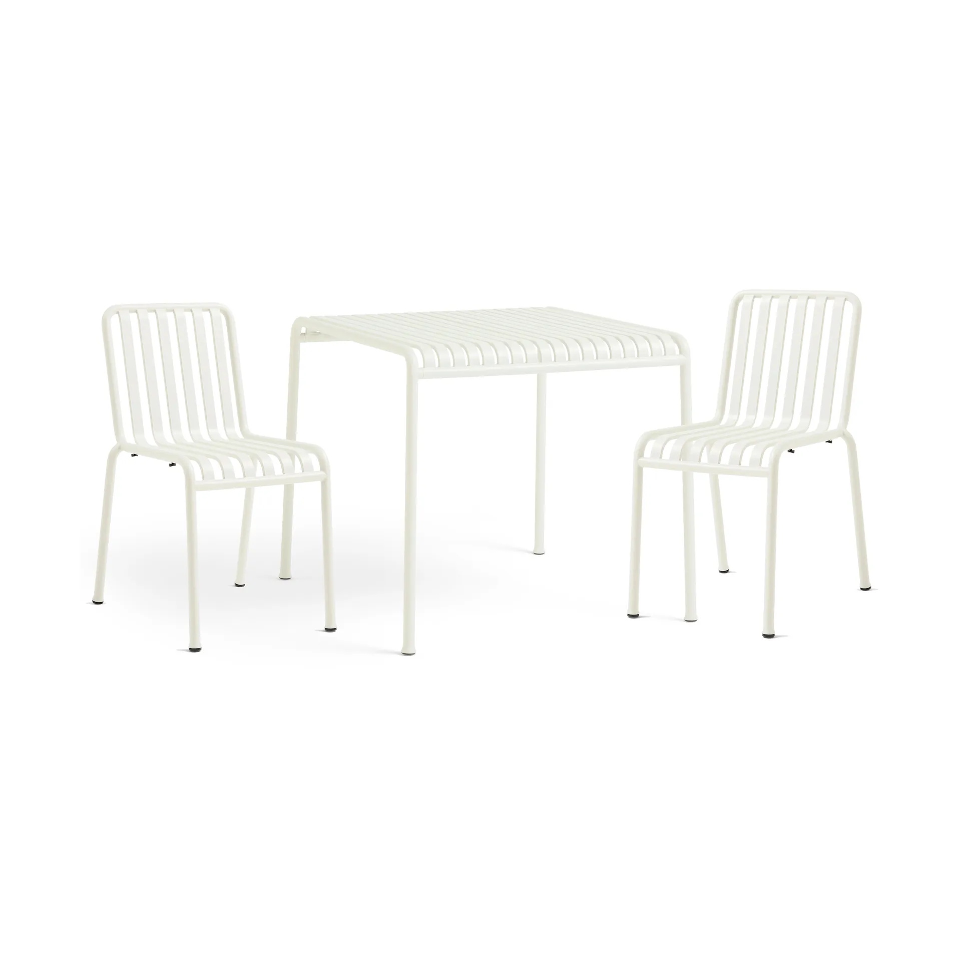 Palissade τραπεζαρία 2 καρέκλες 82,5x90 εκ. cream white,  HAY