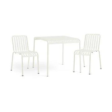 Palissade τραπεζαρία 2 καρέκλες 82,5x90 εκ. cream white - HAY