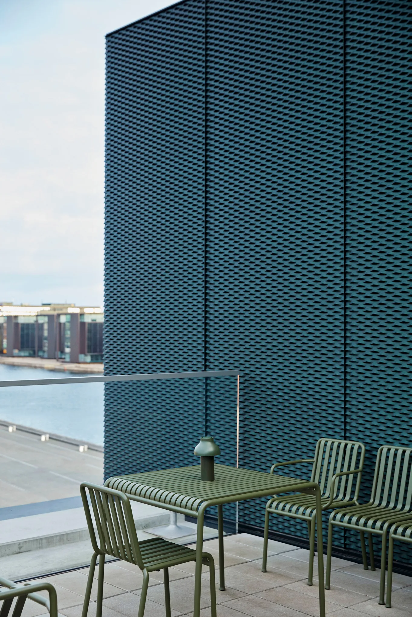 Palissade τραπεζαρία 2 πολυθρόνες 82,5x90 εκ. olive HAY