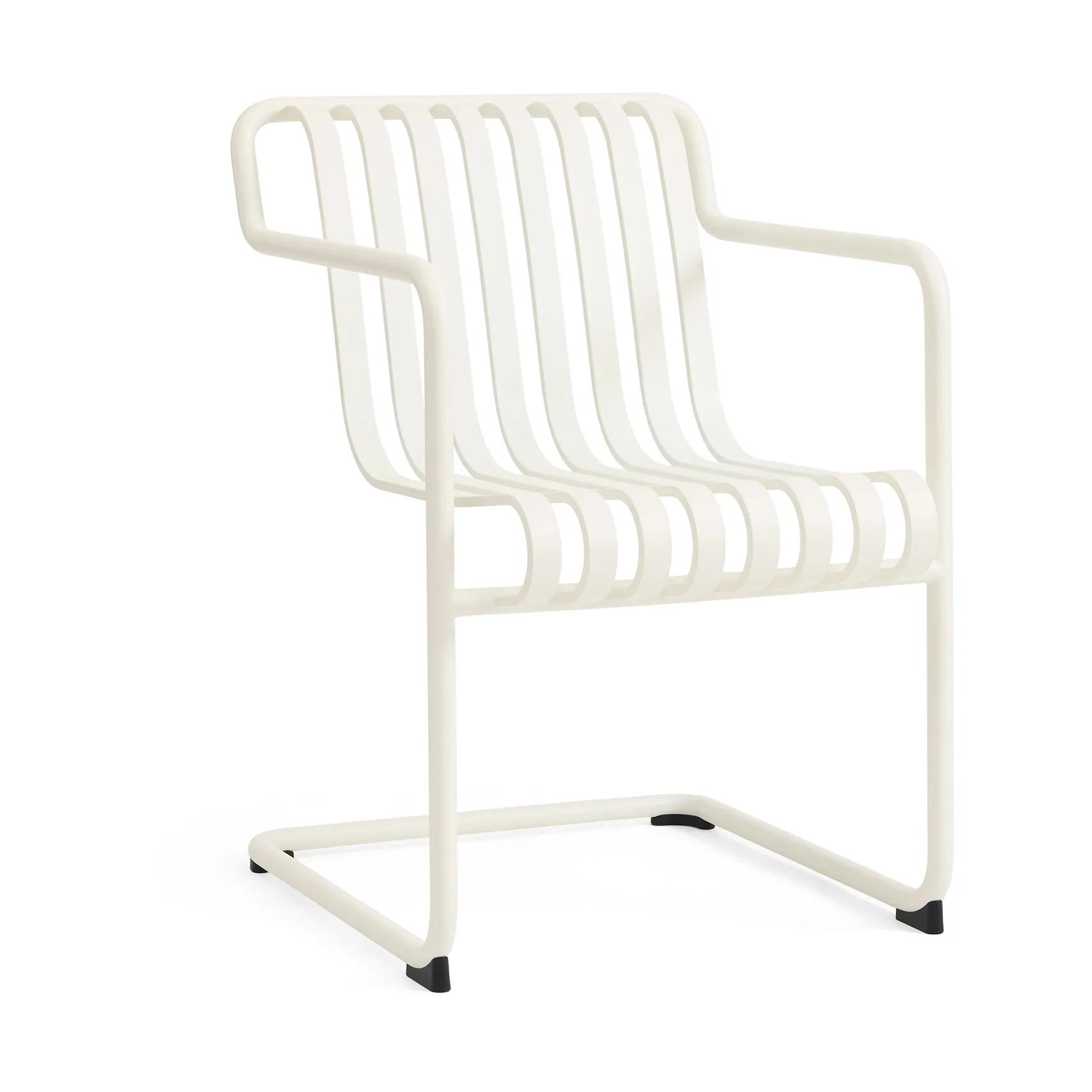 Palissade Cantilever Dining καρεκλά με μπράτσα, Cream white HAY