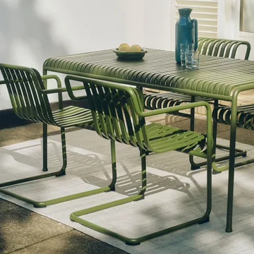 Palissade Cantilever Dining καρεκλά με μπράτσα - Olive - HAY